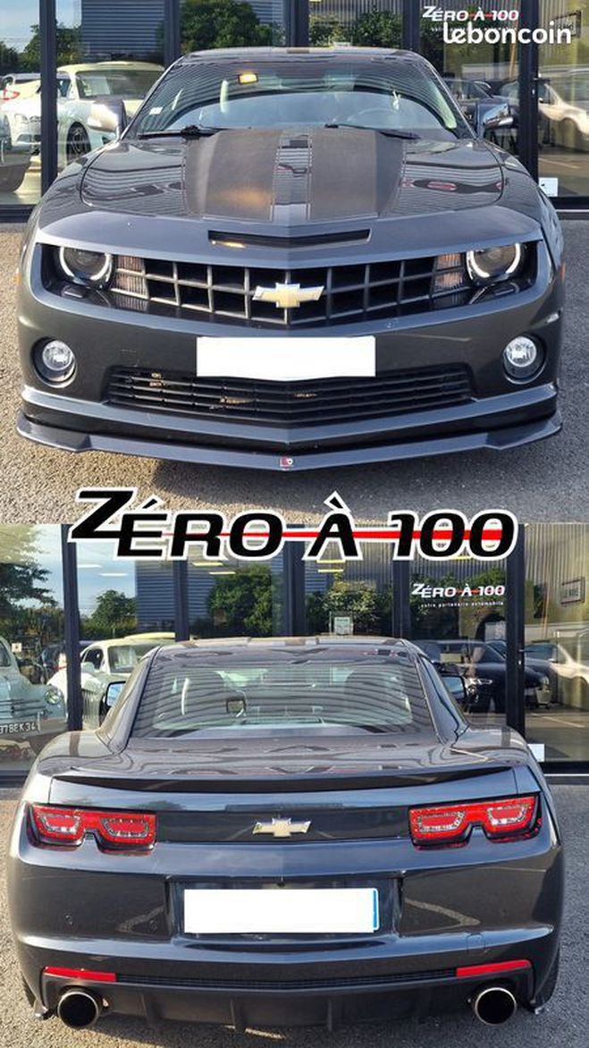 Chevrolet Camaro SS V8 6.2 432ch ? Boite manuelle Ligne c Noir de 2012