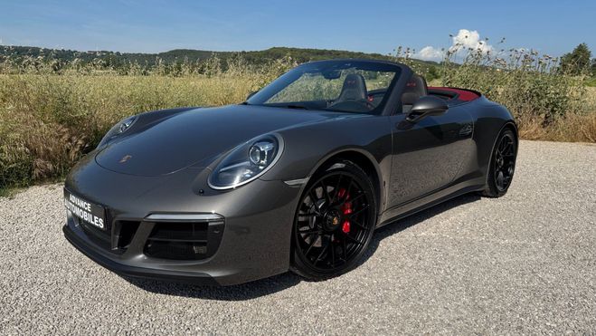 Porsche 911 991-2 CARRERA 4 GTS 3.0 450 PDK7 CABRIOL Gris Quartz mtal de 2019