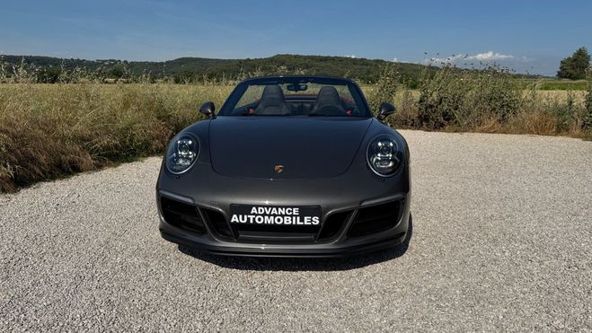Porsche 911 991-2 CARRERA 4 GTS 3.0 450 PDK7 CABRIOL Gris Quartz mtal de 2019