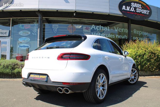 Porsche Macan 3.0 v6 s diesel origine france seconde m Blanc de 2017