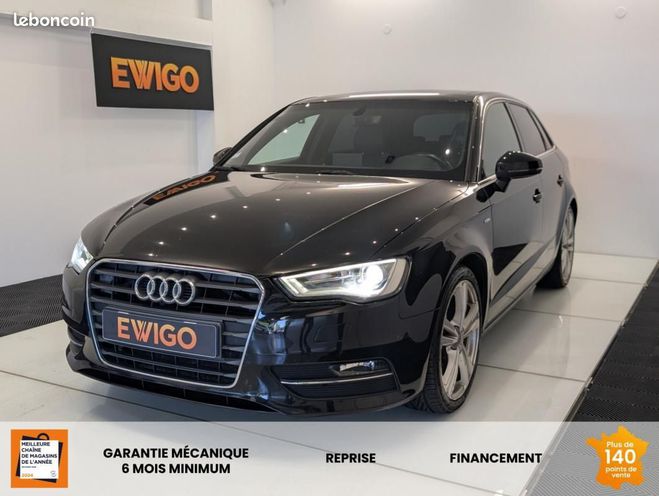 Audi A3 Sportback 2.0 TDI 150 S line S-TRONIC BV Noir de 2015