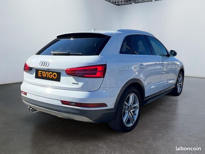 Audi Q3 2.0 TDI 184CH AMBITION LUXE QUATTRO S tr Blanc de 2015