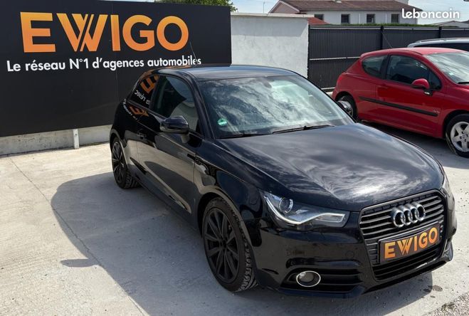 Audi A1 1.2 TFSI 86 ch AMBITION XENON   RADAR AR Noir de 2011