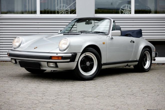 Porsche 911 3.2L Cabriolet G50 Grise de 1988