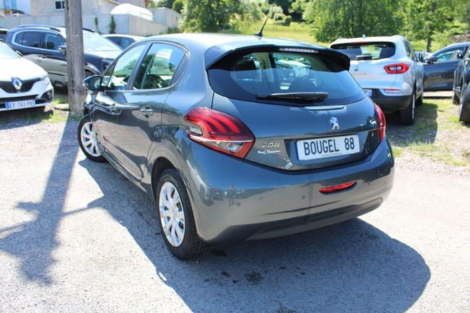 Peugeot 208 II ACTIVE BUSINESS 1L6 BLUE HDI GPS 3D C Gris Platinium de 2017
