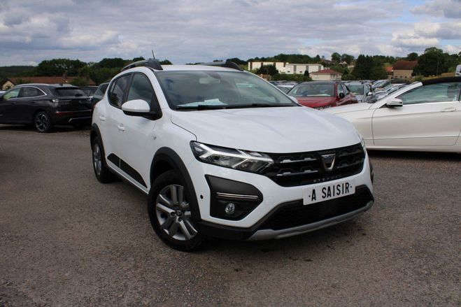 Dacia Sandero 4 STEPWAY 90 CV 1L EDC BOITE AUTO CAMRA Blanc Cristal de 2022