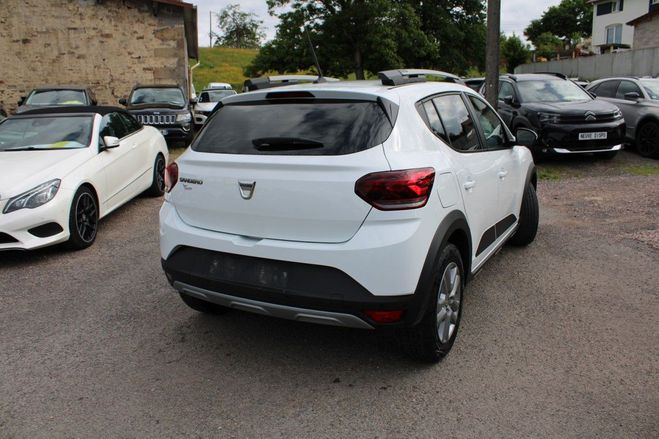 Dacia Sandero 4 STEPWAY 90 CV 1L EDC BOITE AUTO CAMRA Blanc Cristal de 2022