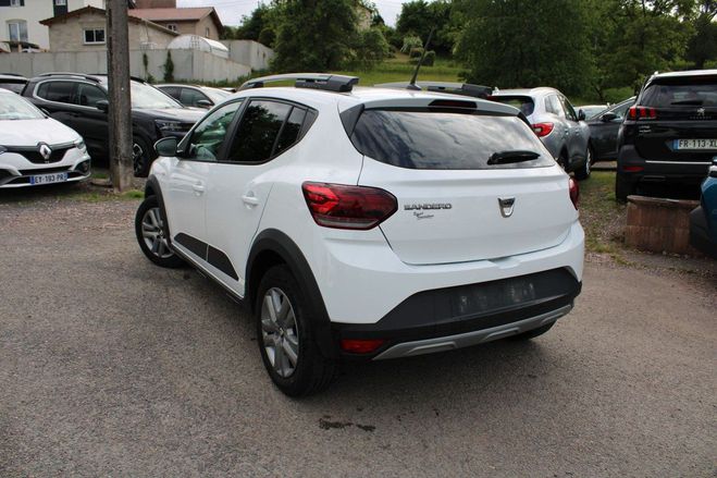 Dacia Sandero 4 STEPWAY 90 CV 1L EDC BOITE AUTO CAMRA Blanc Cristal de 2022