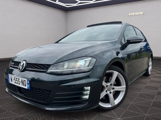 Volkswagen Golf VII GTD 2.0 TDI 184 DSG6 TOIT GPS XENONS Gris de 2013