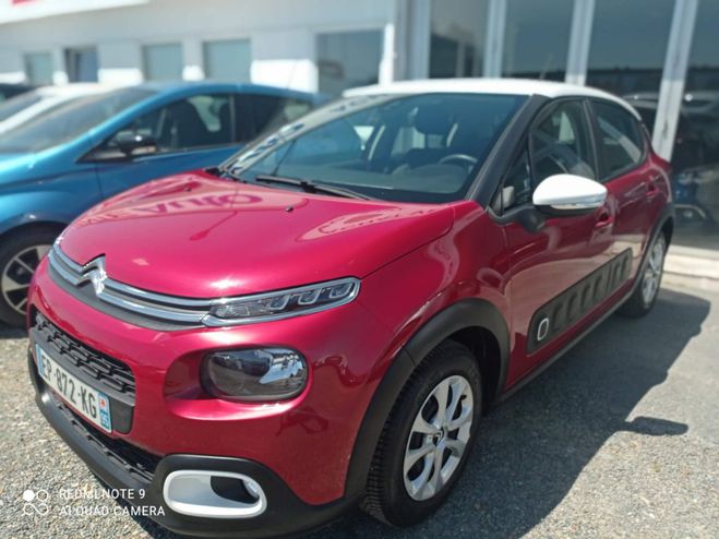 Citroen C3 PureTech 68 Feel + plus Rouge de 2017