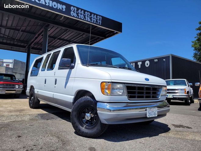 Ford Econoline Club Wagon E150 5.8 V8 van Blanc de 1993