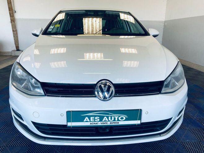 Volkswagen Golf 1.6 TDI 105 ch BlueMotion Confortline Blanc de 2013