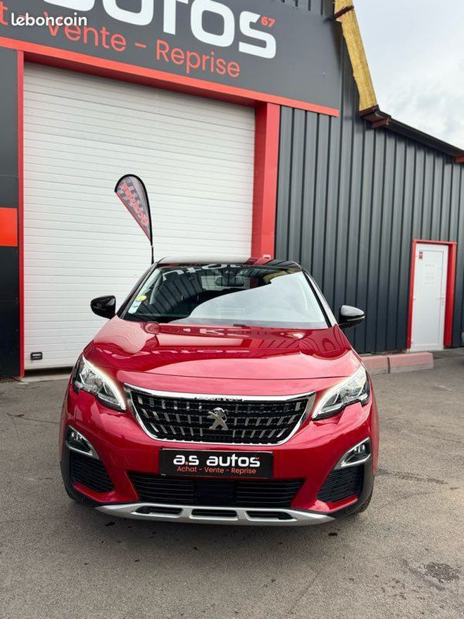 Peugeot 3008 Blue HDI 130cv allure SUV gps camra de  Rouge de 2018
