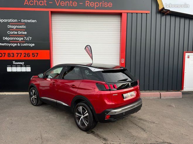 Peugeot 3008 Blue HDI 130cv allure SUV gps camra de  Rouge de 2018