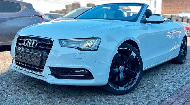 Audi A5 (2) CABRIOLET 3.0 TDI 245 DPF S LINE QUA Blanc mtal de 2015