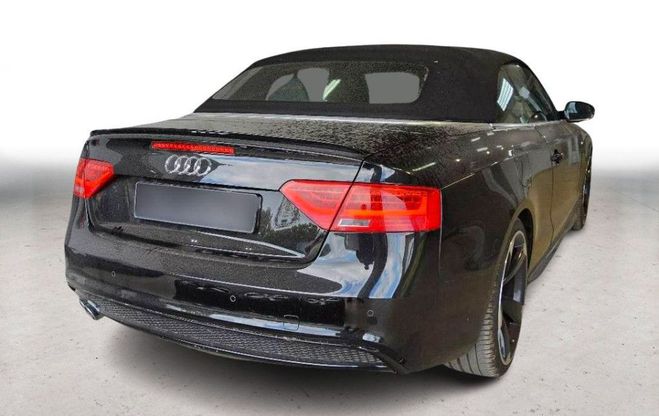 Audi A5 II CABRIOLET 3.0 TDI 218 S LINE QUATTRO  noir mtal de 2015