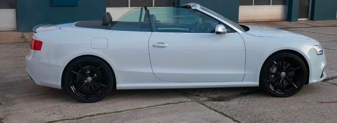 Audi RS5 Cabriolet 4.2 V8 FSI 450ch quattro S tro Blanc mtal de 2014
