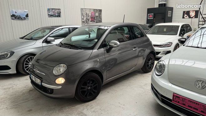 Fiat 500 CULT 1.2 Lounge CUIR 51600KM Gris de 2014