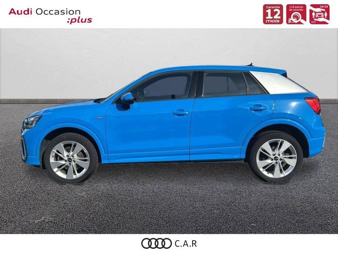 Audi Q2 35 TDI 150 S tronic 7 quattro S line Bleu de 2021