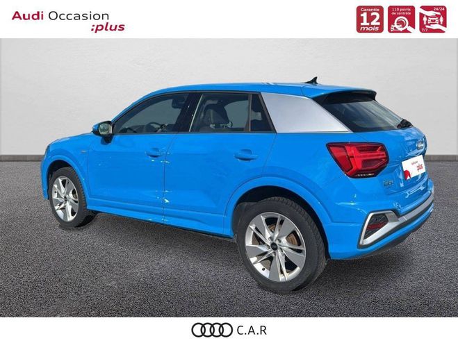 Audi Q2 35 TDI 150 S tronic 7 quattro S line Bleu de 2021