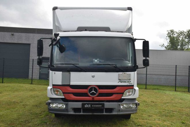 Mercedes Atego 816 Kasten Heckklappe 3 Sitz Blanc de 