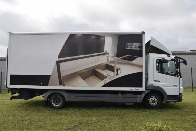 Mercedes Atego 816 Kasten Heckklappe 3 Sitz Blanc de 