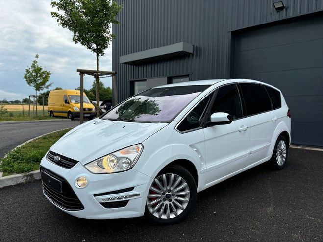 Ford S Max 2.0 TDCI 140 CH TITANIUM 7 PLACES - VEHI Blanc Mtallis de 2011