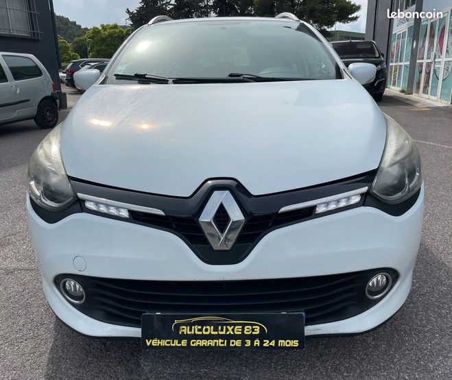 Renault Clio estate 1.5 dci 90 cv garantie 1 AN Blanc de 2014
