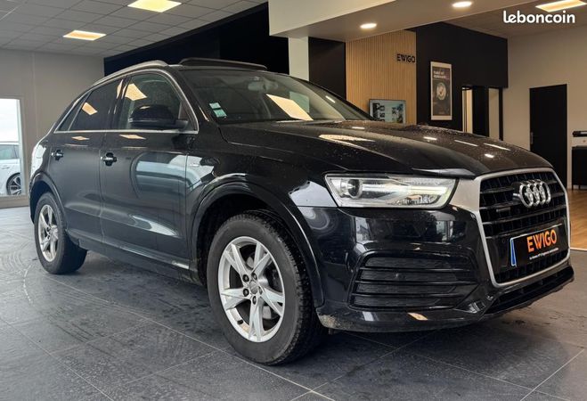 Audi Q3 2.0 TDI 185ch S-LINE QUATTRO S-TRONIC BV Noir de 2015