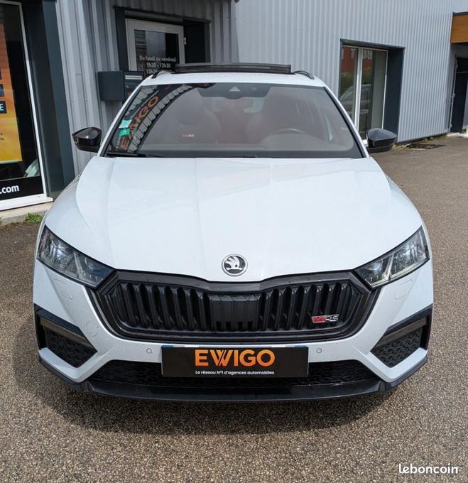 Skoda Octavia Combi 2.0 TDI 200ch RS 4X4 DSG BVA Blanc de 2021