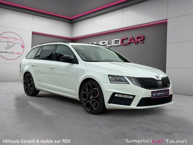 Skoda Octavia Combi 2.0 TDI 184 ch SCR FAP DSG7 RS GAR Blanc de 2019