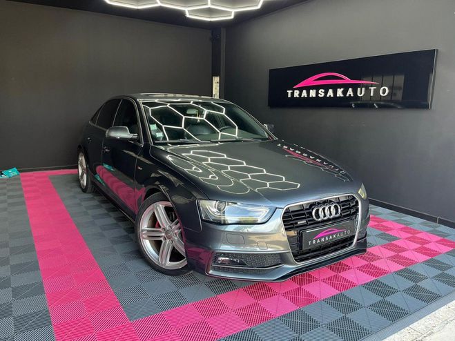 Audi A4 2L TDI 190 DPF Clean Diesel Quattro S Li Gris de 2014