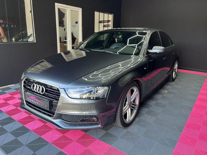 Audi A4 2L TDI 190 DPF Clean Diesel Quattro S Li Gris de 2014
