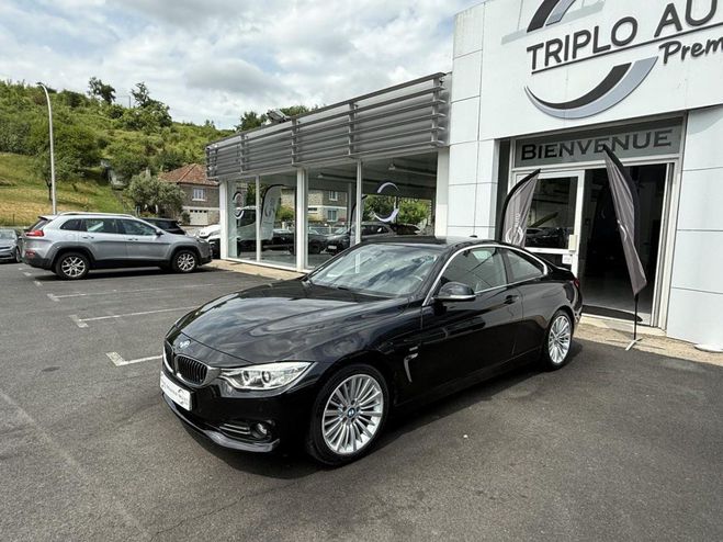 BMW Serie 4 420d Coup Luxury - BVA GPS + RADAR AR C NOIR de 2015