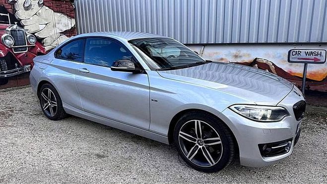 BMW Serie 2 218d COUPE 2.0D 143 CV PACK SPORT REPRIS Argent Mtallis de 2014