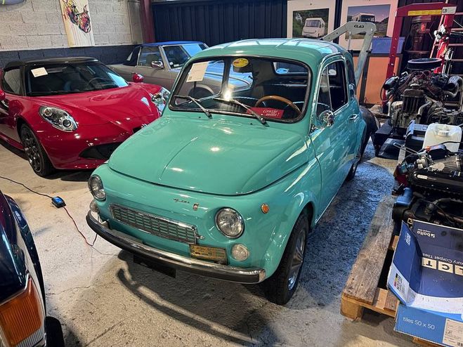 Fiat 500 FRANCIS LOMBARDI MY CAR TRES RARE Bleu de 1970