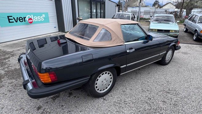 Mercedes Classe SL 560 V8 240 cv magnifique cabriolet 4 pla Noir Mtallis de 1986
