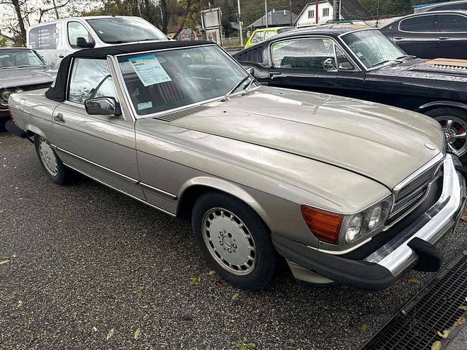 Mercedes Classe SL CLASSE 560 V8 240 cv cabriolet REPRISE P Beige Mtallis de 1988