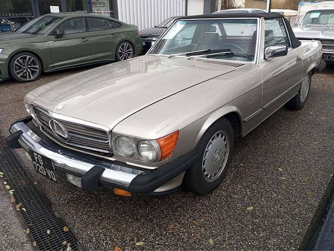 Mercedes Classe SL CLASSE 560 V8 240 cv cabriolet REPRISE P Beige Mtallis de 1988