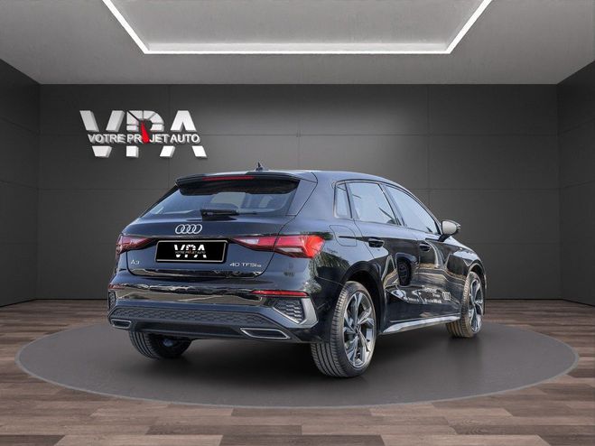 Audi A3 Sportback  40 TFSI e S line 204ch Hybri Noir de 2022
