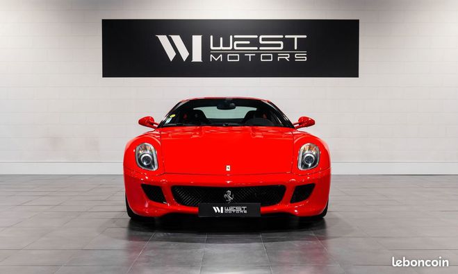 Ferrari 599 GTB Fiorano V12 620 F1 Pack HGTE ? Immat Rouge de 2009