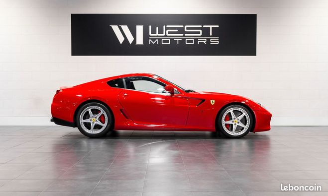Ferrari 599 GTB Fiorano V12 620 F1 Pack HGTE ? Immat Rouge de 2009