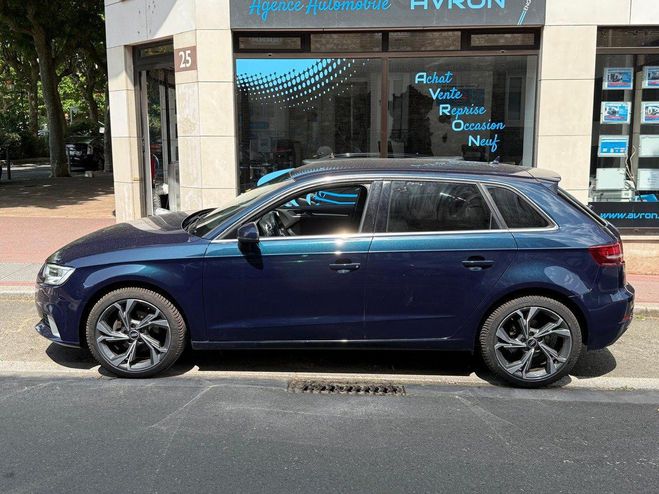 Audi A3 SPORTBACK G-TRON (Gaz naturel) S Line Bleu Mtallis de 2018