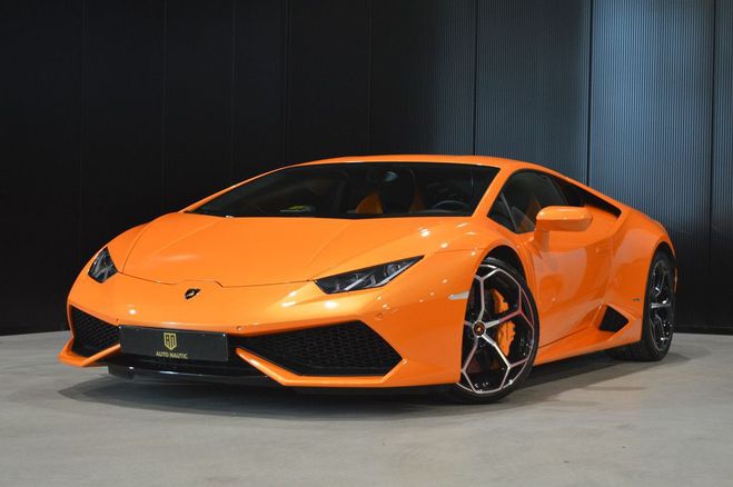 Lamborghini Huracan LP610-4 V10 tat neuf - 8.000 km orange borealis de 2014