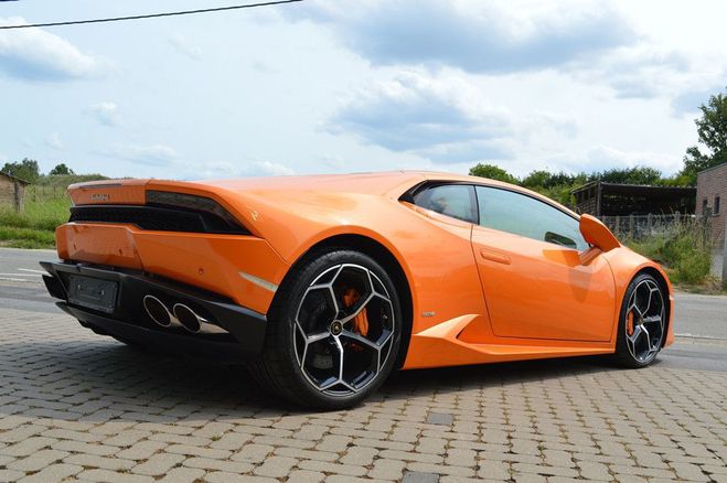 Lamborghini Huracan LP610-4 V10 tat neuf - 8.000 km orange borealis de 2014