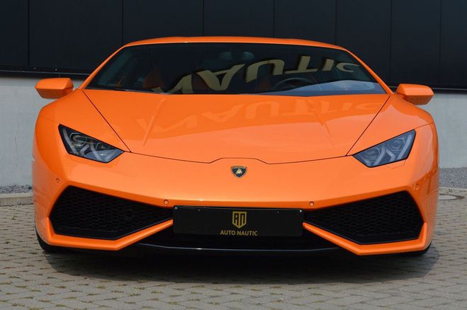 Lamborghini Huracan LP610-4 V10 tat neuf - 8.000 km orange borealis de 2014