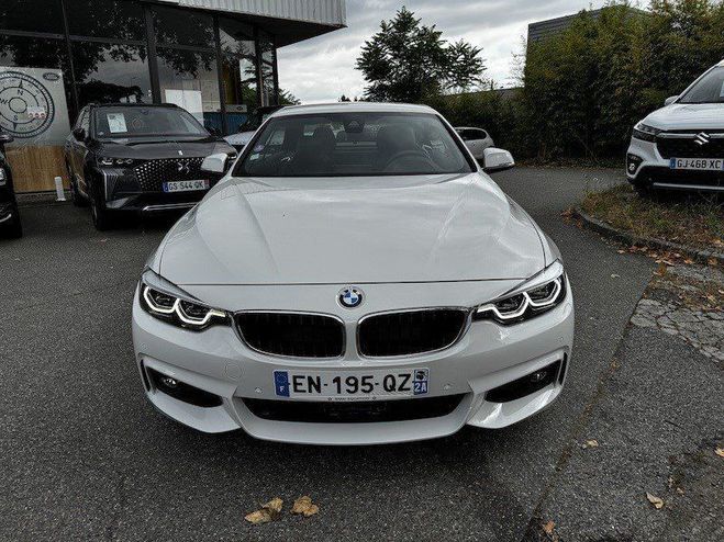 BMW Serie 4 CABRIOLET F33 Cab 420i 184 ch M Sport A BLANC de 2017
