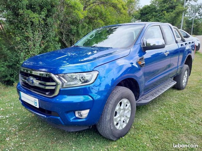 Ford Ranger 4x4 SUPER CABINE 170cv XLT Garanti 12 mo Bleu de 2019