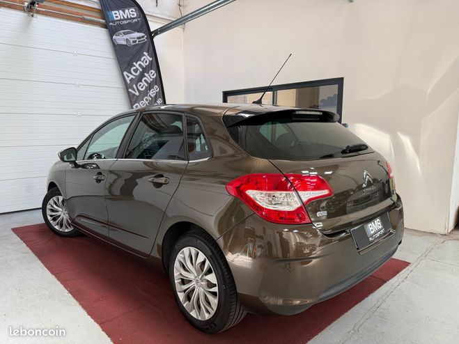 Citroen C4 1.6 HDI 112 (Gps, clim auto, rgulateur  Marron de 2012