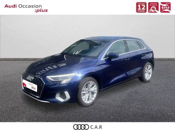  Voir détails -Audi A3 Sportback 40 TFSIe 204 S tronic 6 Design à  La Rochelle (17)
